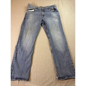 Wrangler Jeans 38/32 98RBWF Relaxed Boot Cut Cowboy Cut Blue Denim